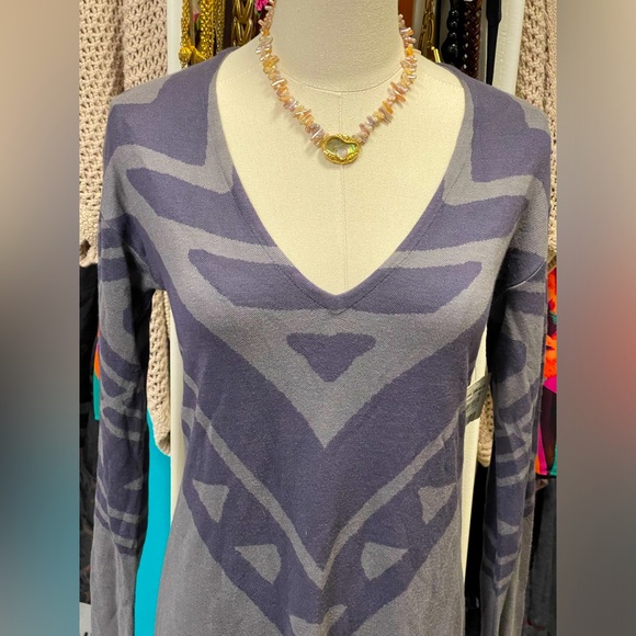 Free People bauhaus swit maxi side slit sweater dress size XS NWT - Picture 10 of 13